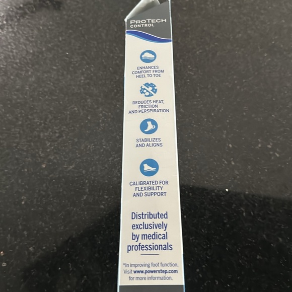 Shoe insert powerstep relieves prevents foot pain Mens 10- 10.5 woman’s 12 - Picture 4 of 7